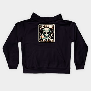 Coffee Is Life Kids Hoodie